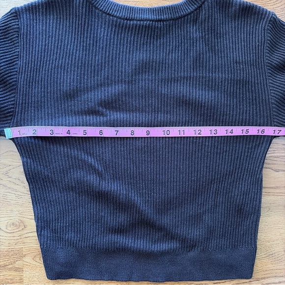 Lululemon Reversible Crossover Sweater Knit Top Pullover Women Soft Espresso 2 - Picture 7 of 8